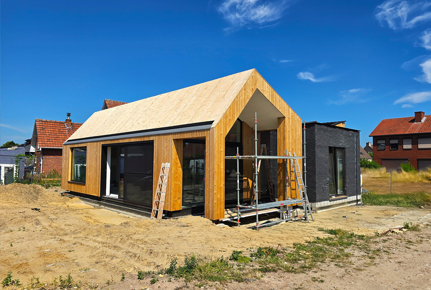 Prefab en vakmanschap verenigd in één woning
