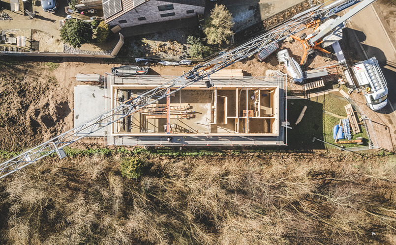 Houtskeletbouw als circulaire bouwmethode